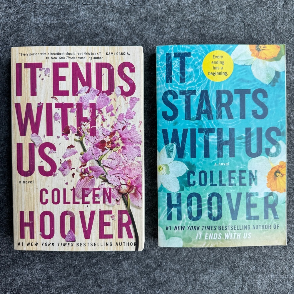 It Ends With Us Colleen Hoover Paperback Set Series Collection Fiction Romance